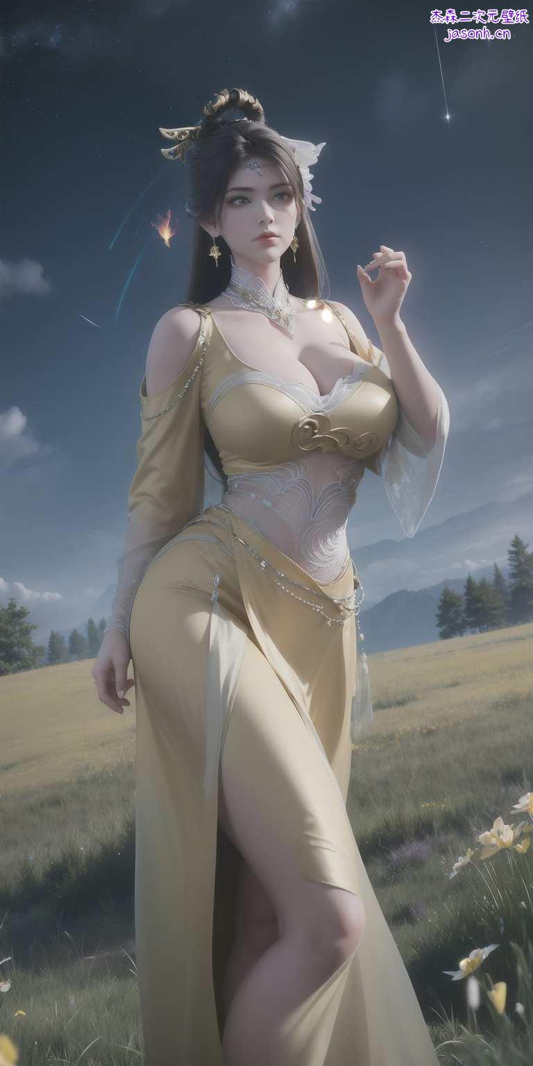 天行九歌图中潮女妖形象俏