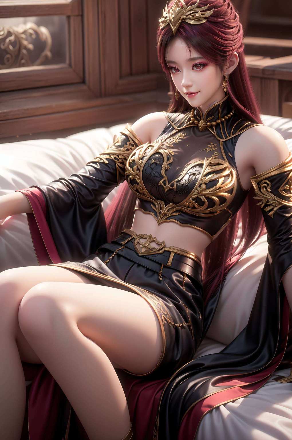 她是古风游戏中的神秘妖狐她是国漫中的传奇女神
