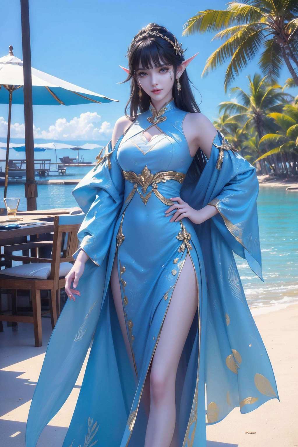 凤清儿那优雅的身姿绝对让你的平板瞬间变身国漫女神的私人画廊