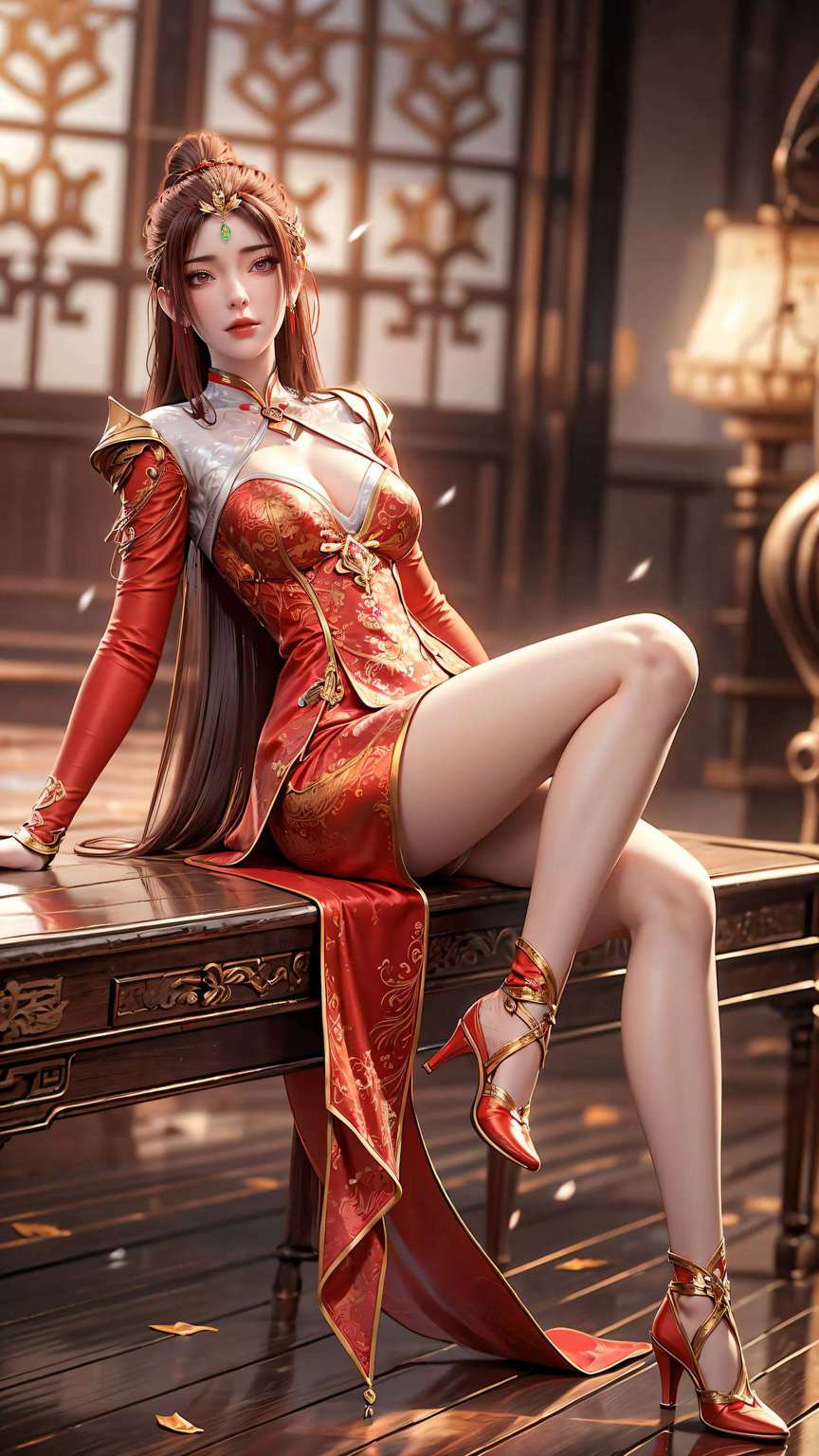 想要的国漫美女、玄幻元素？这里通通都有快来抱走你的红凰女神吧！🎉✨👸