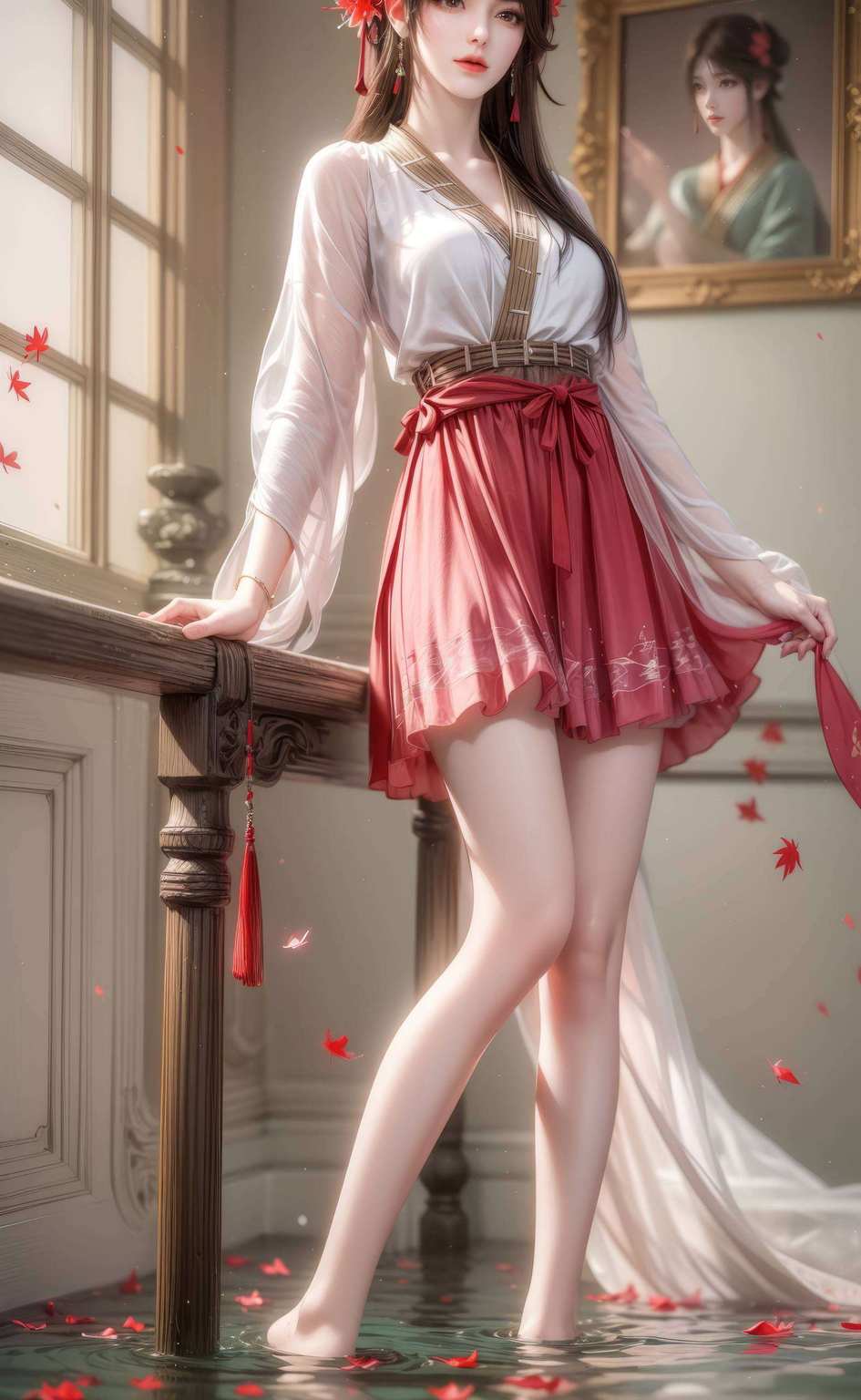不仅以她那如火焰般灵动的眼神征服了无数粉丝让人一见难忘