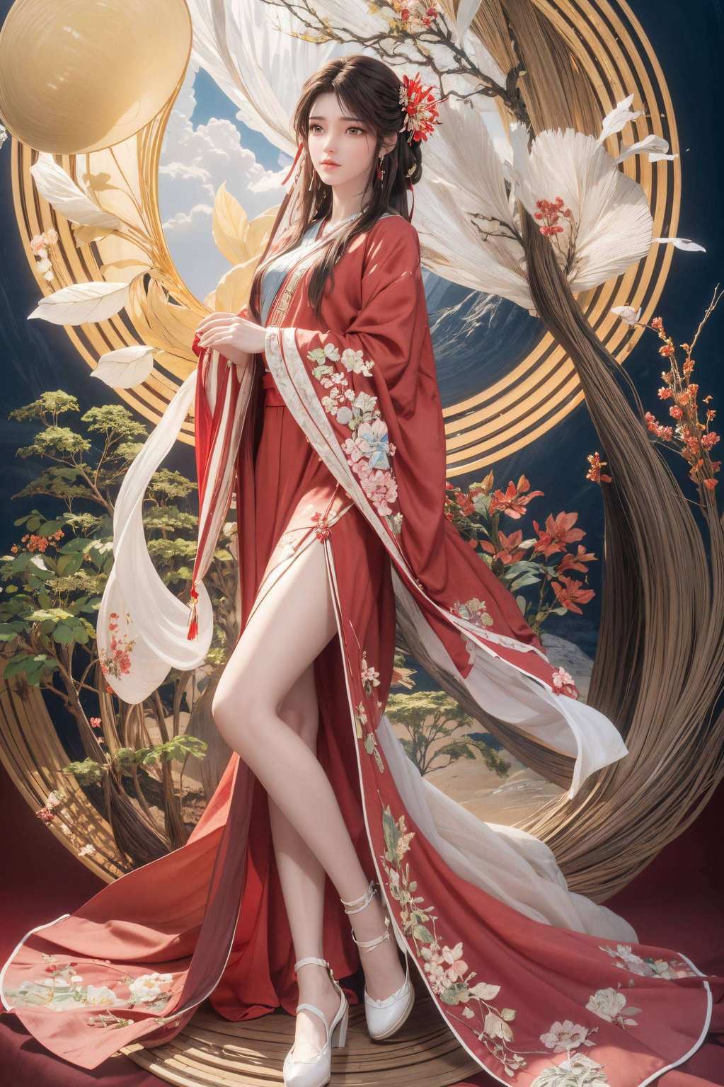 她的倩影如同一抹不灭的火焰都是一幅让人陶醉的壁纸