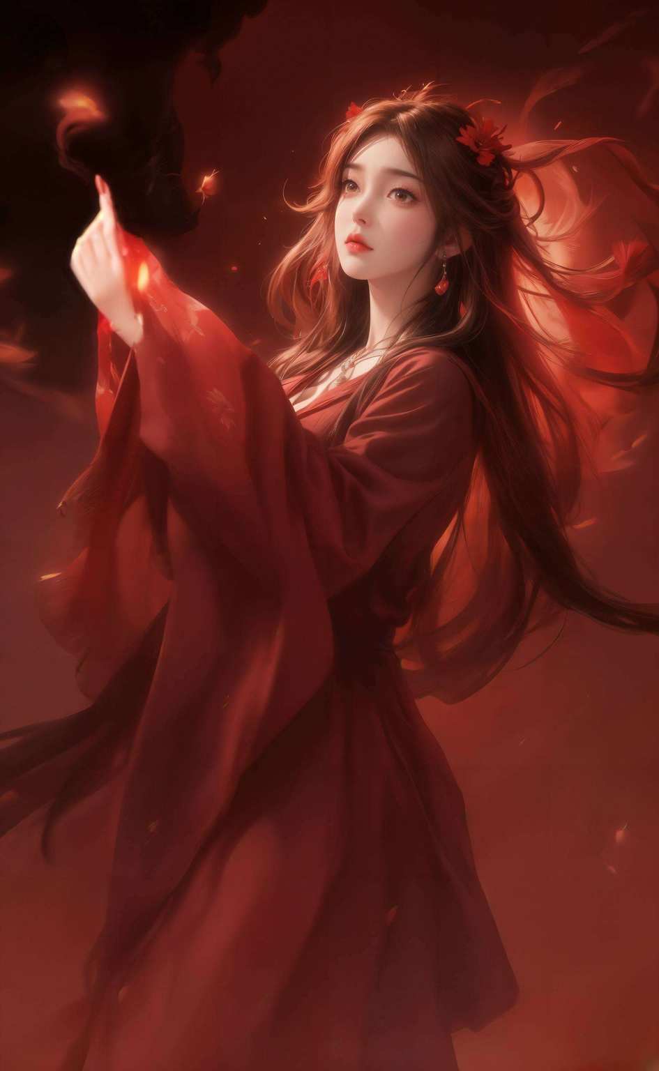 小时候的火灵儿那位翩翩起舞于完美世界的国漫女神
