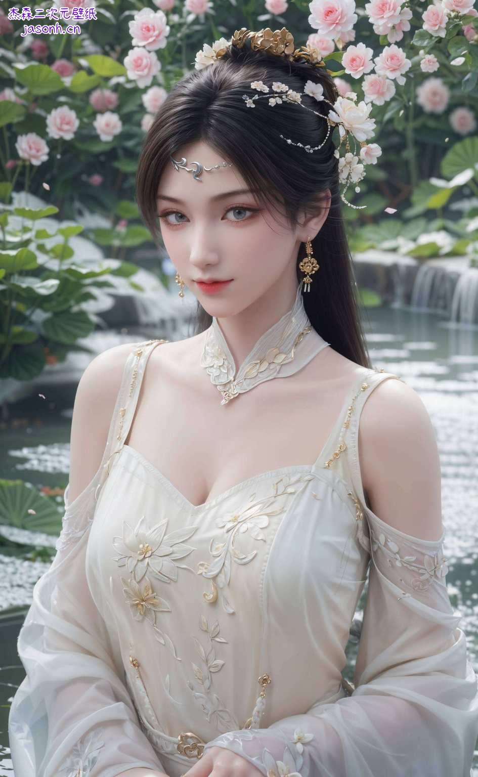 与金瓶儿共舞飘渺烟雨之中仿佛穿越至那玄幻世界
