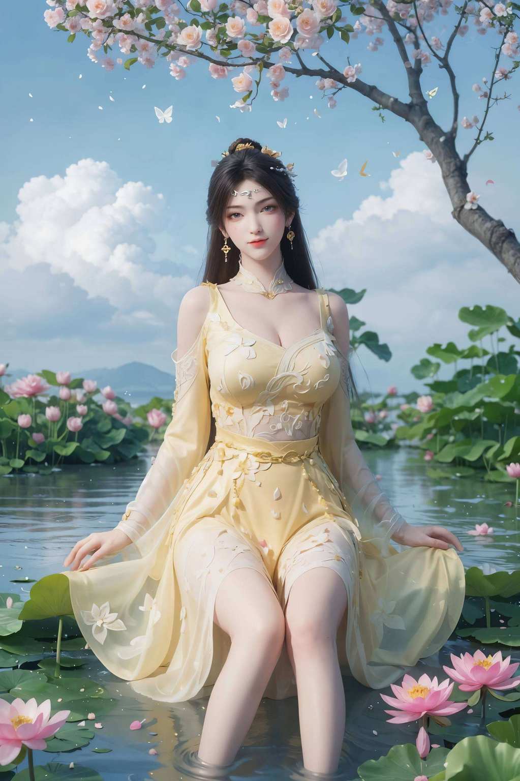 她的风华在《诛仙》的世界里独树一帜将她的美艳与神秘完美展现
