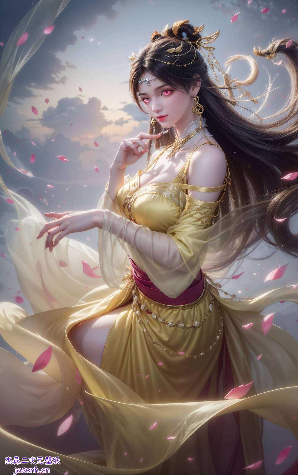 哪一个不是美轮美奂？还有那些国漫美女们今儿个给大家带来点啥新鲜玩意儿？咱们就聊聊那些让人眼前一亮的国漫女神壁纸吧！先说这位金瓶儿妹妹