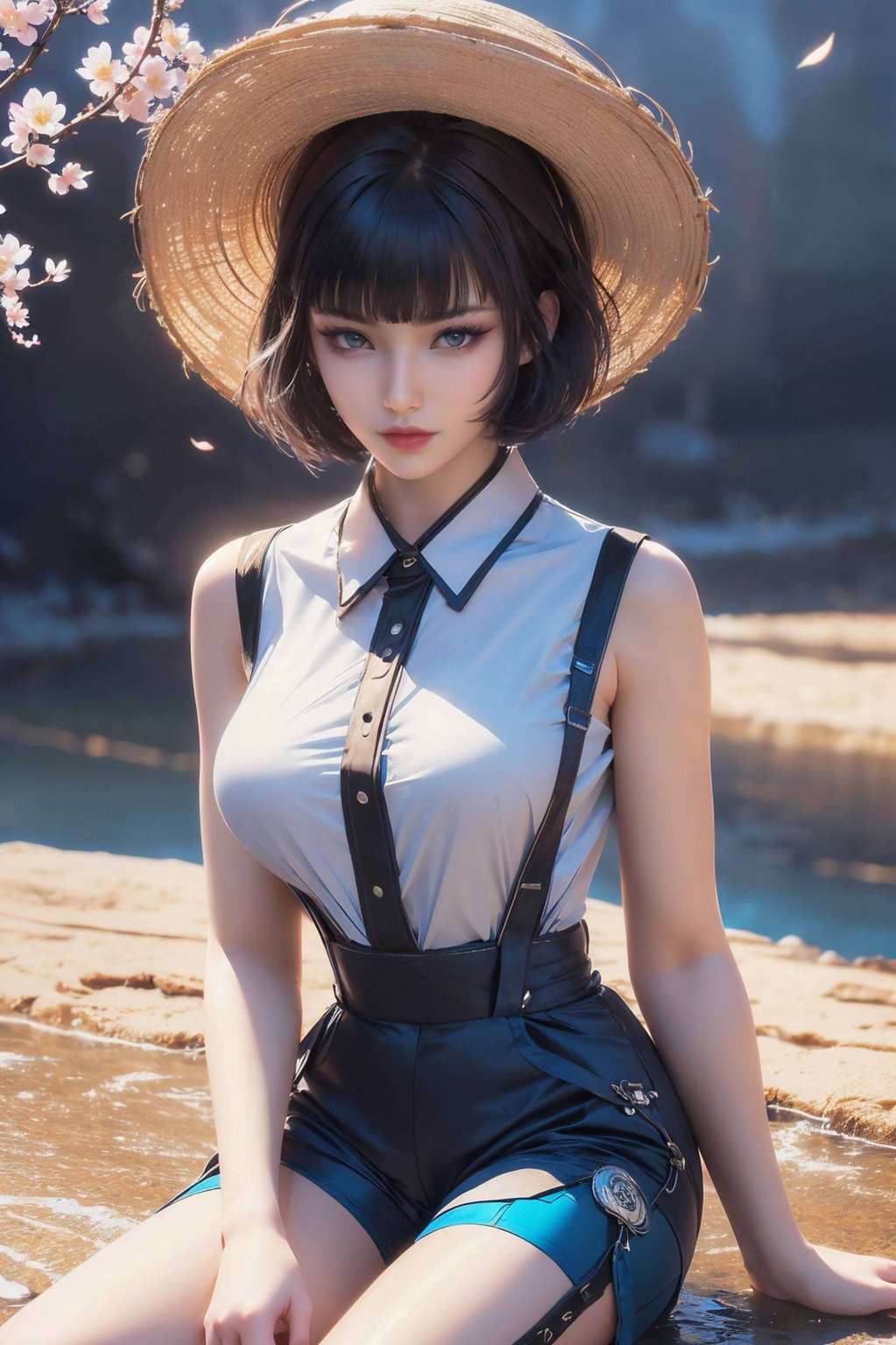 国漫美女的名号仿佛能闻到淡淡的花香