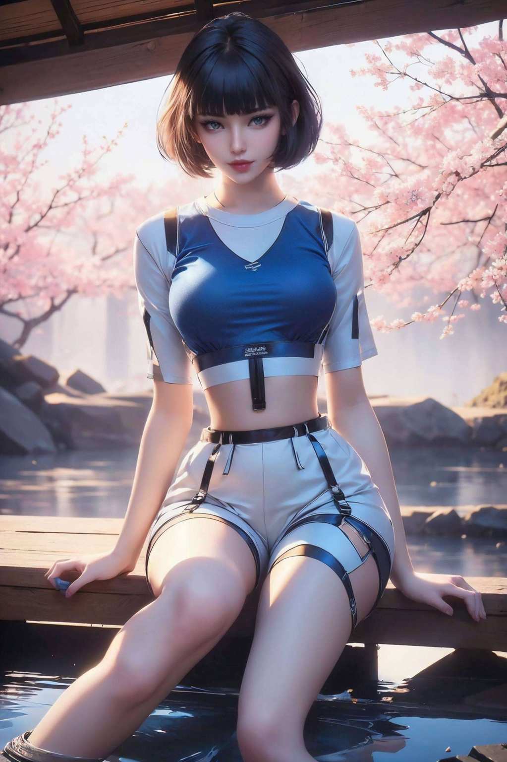 说她是从玄幻世界里走出的绝世美女都有了她的身影