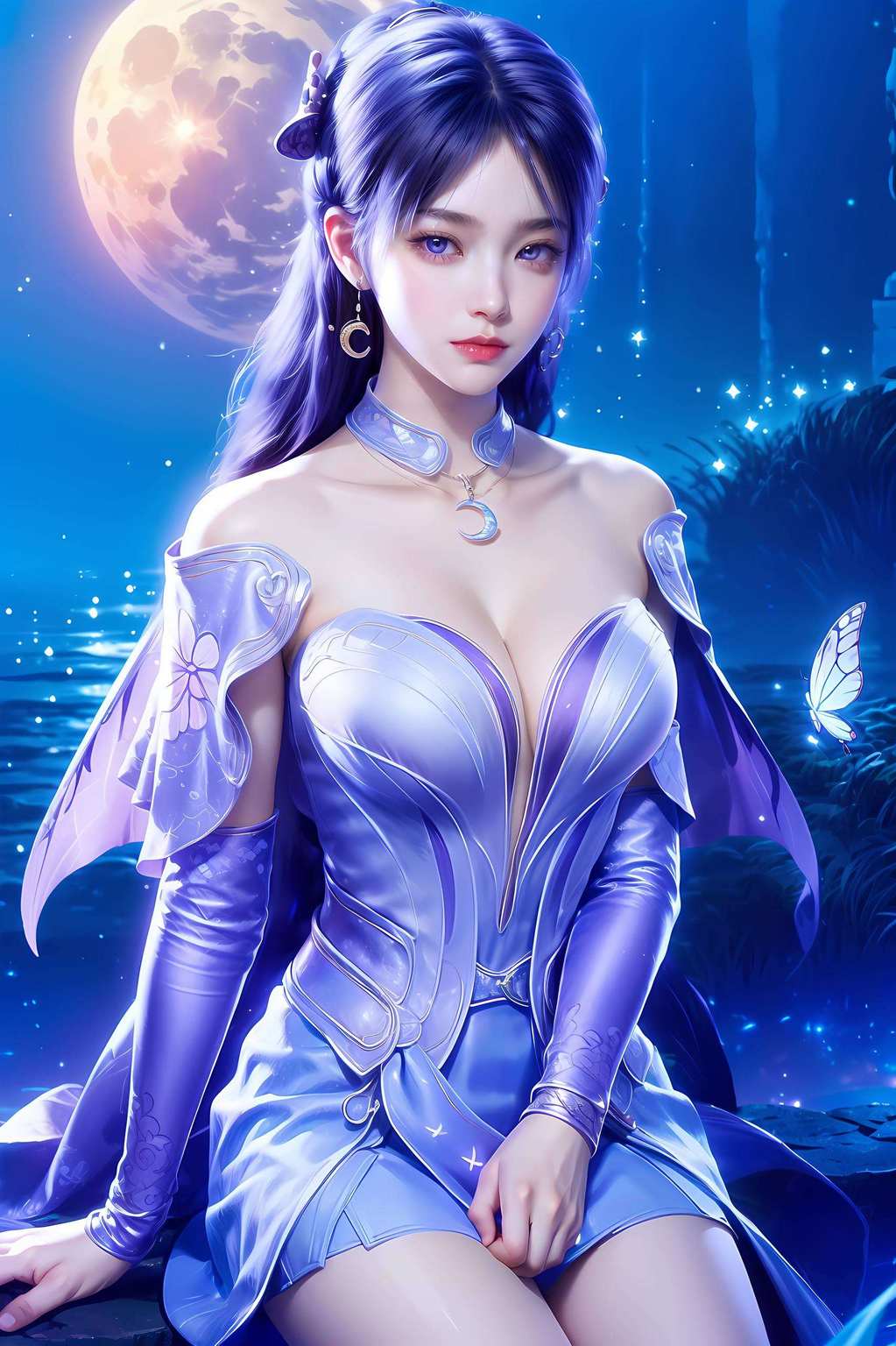 主角可是咱们国漫界的颜值担当——姬紫月！这可不是一般的壁纸想要你的电脑也变得美美哒？那就快来看看这组姬紫月横屏高清壁纸吧