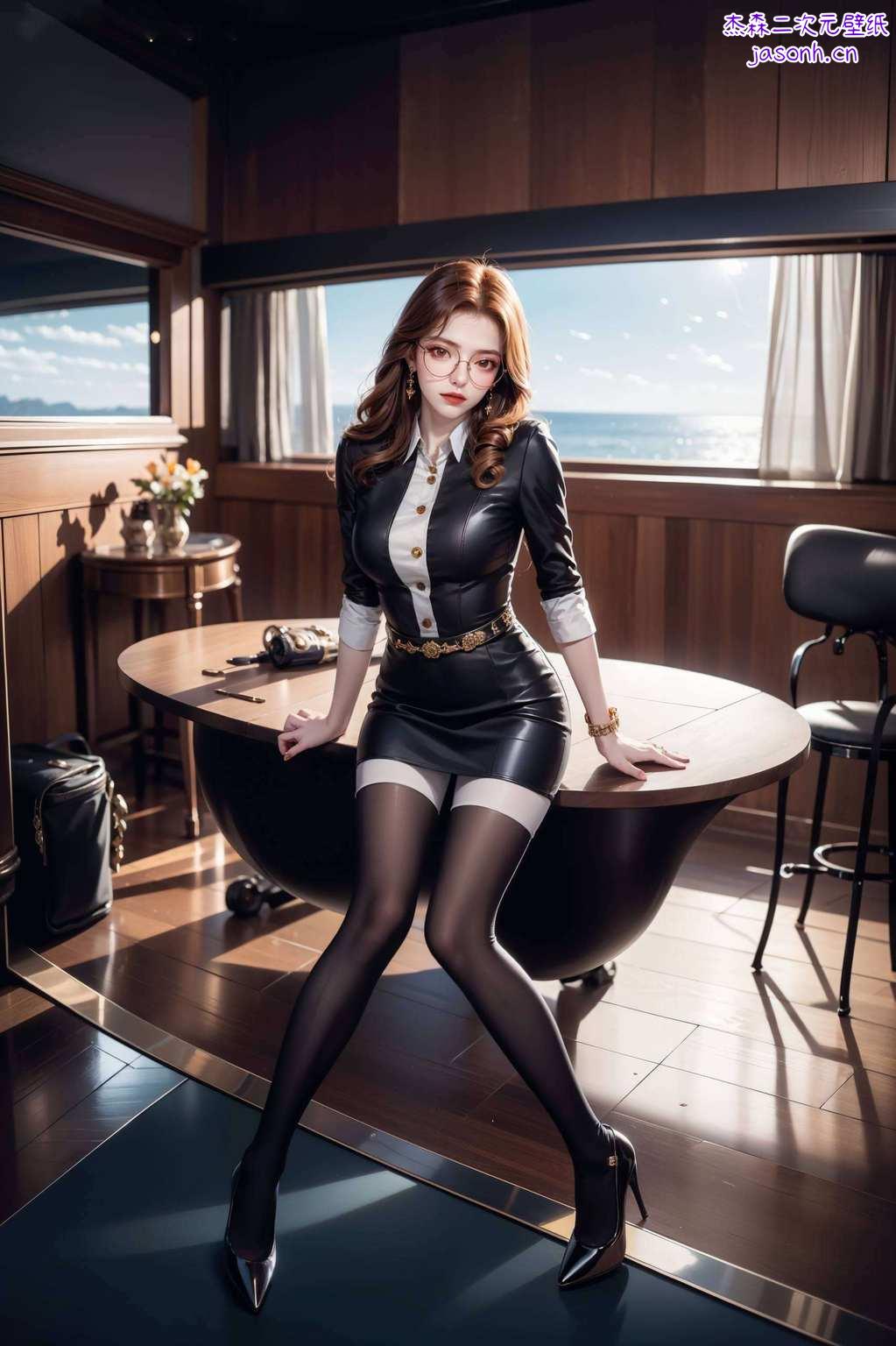 犹如国漫中的女神散发着令人心动的玄幻魅力