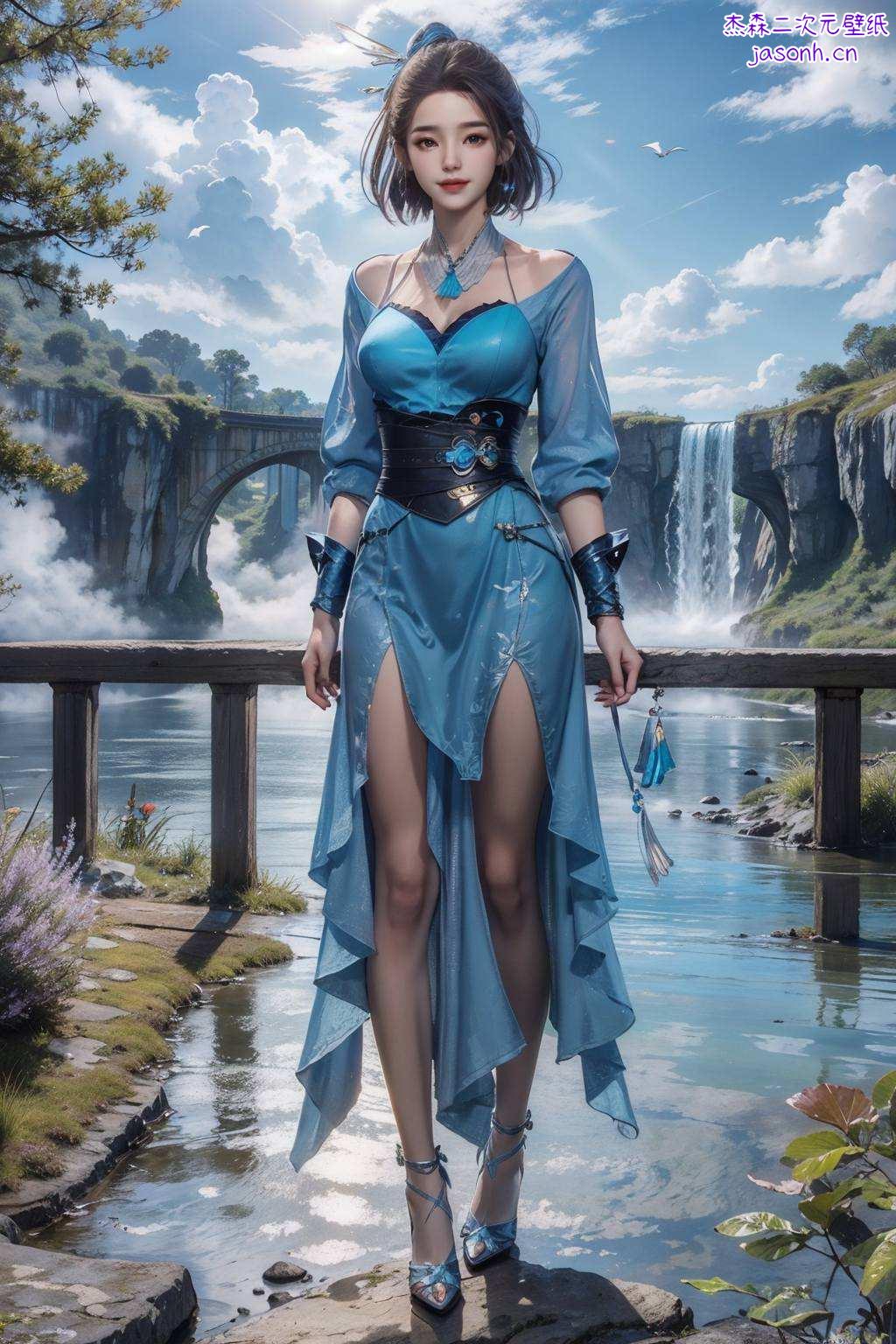 玄幻世界共徜徉国漫美女绘卷中