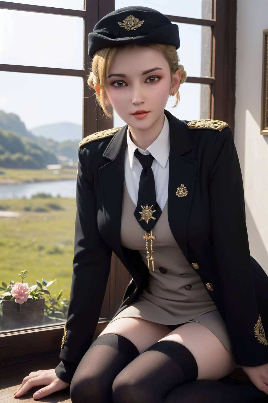 昔雄兵连中绘其英姿