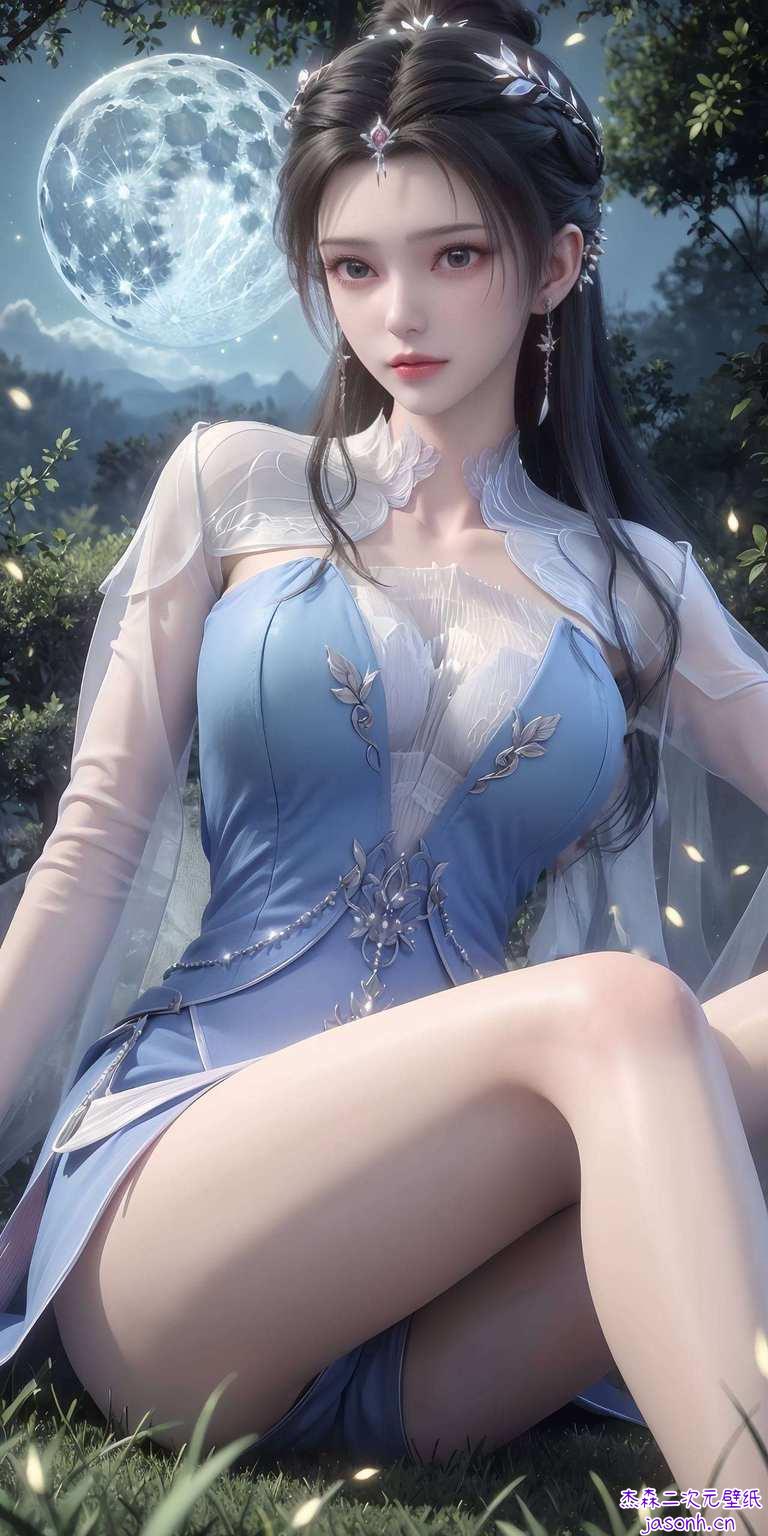 看着她在古风的世界里