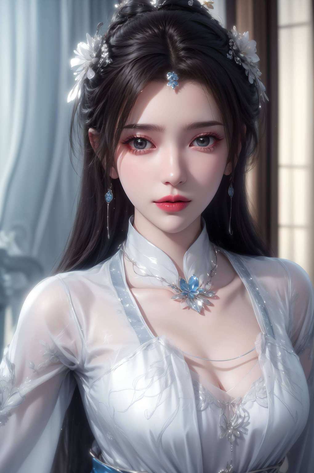 翩翩舞姿映壁纸宛若画中行