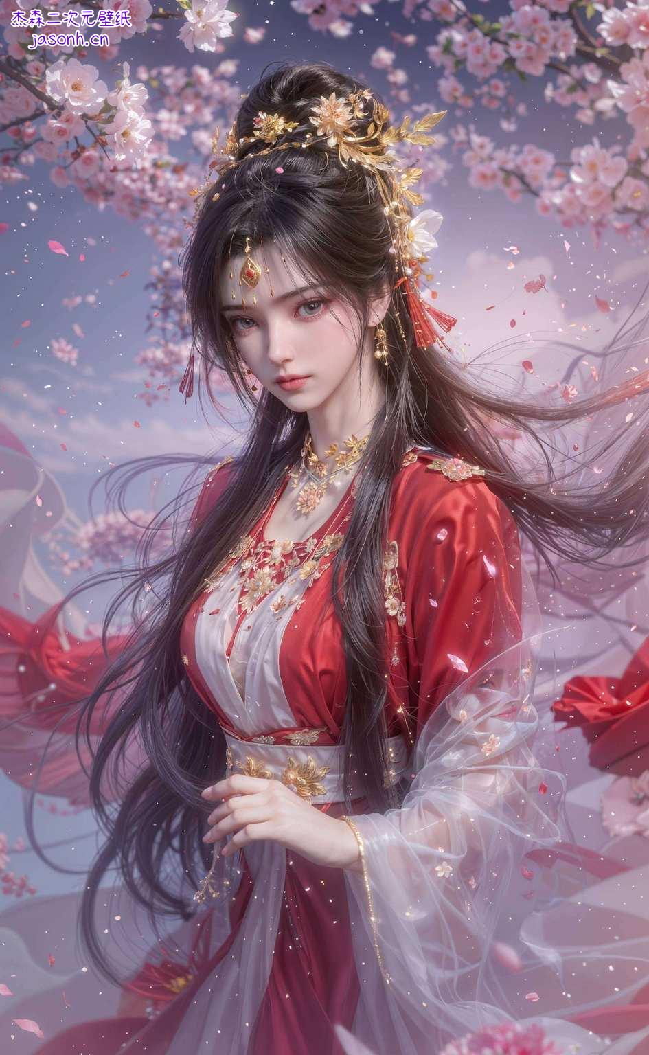 嘿嘿就是那个让万千少男少女为之倾倒的国漫《仙逆》里的李婉慕啦！这壁纸一出
