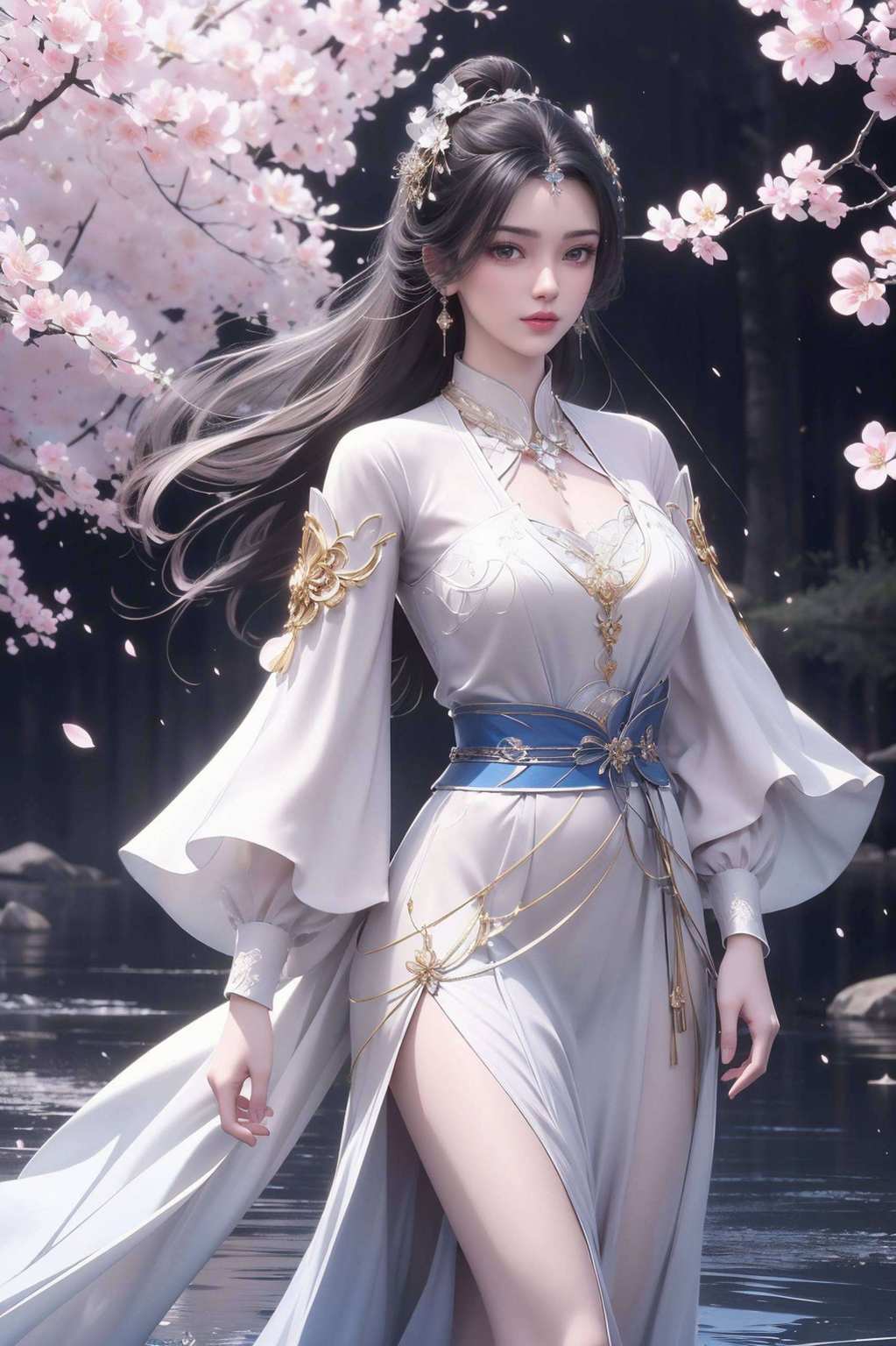 壁纸上的她嘻嘻