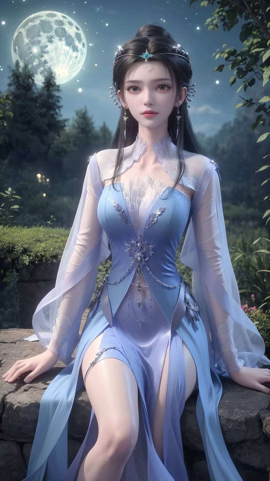 谁让她是咱们心中的国漫美女呢！两人一冷一热让人看了就忍不住想下载下来