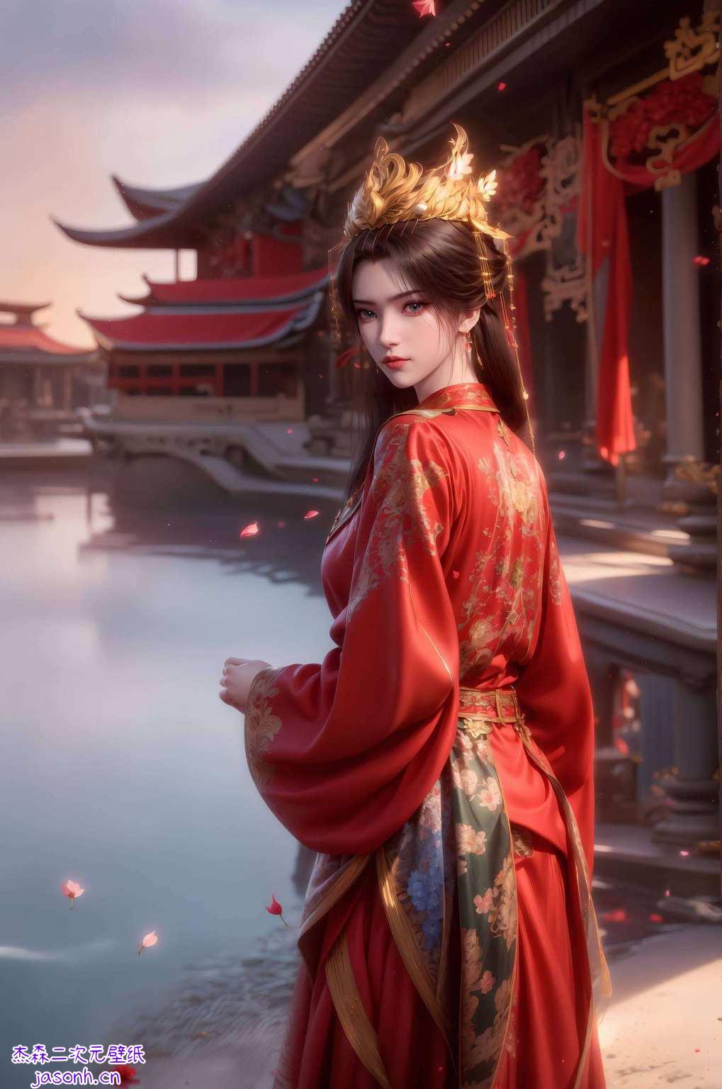 简直就像是古风游戏里的走出来的人物还有那一股子仙气