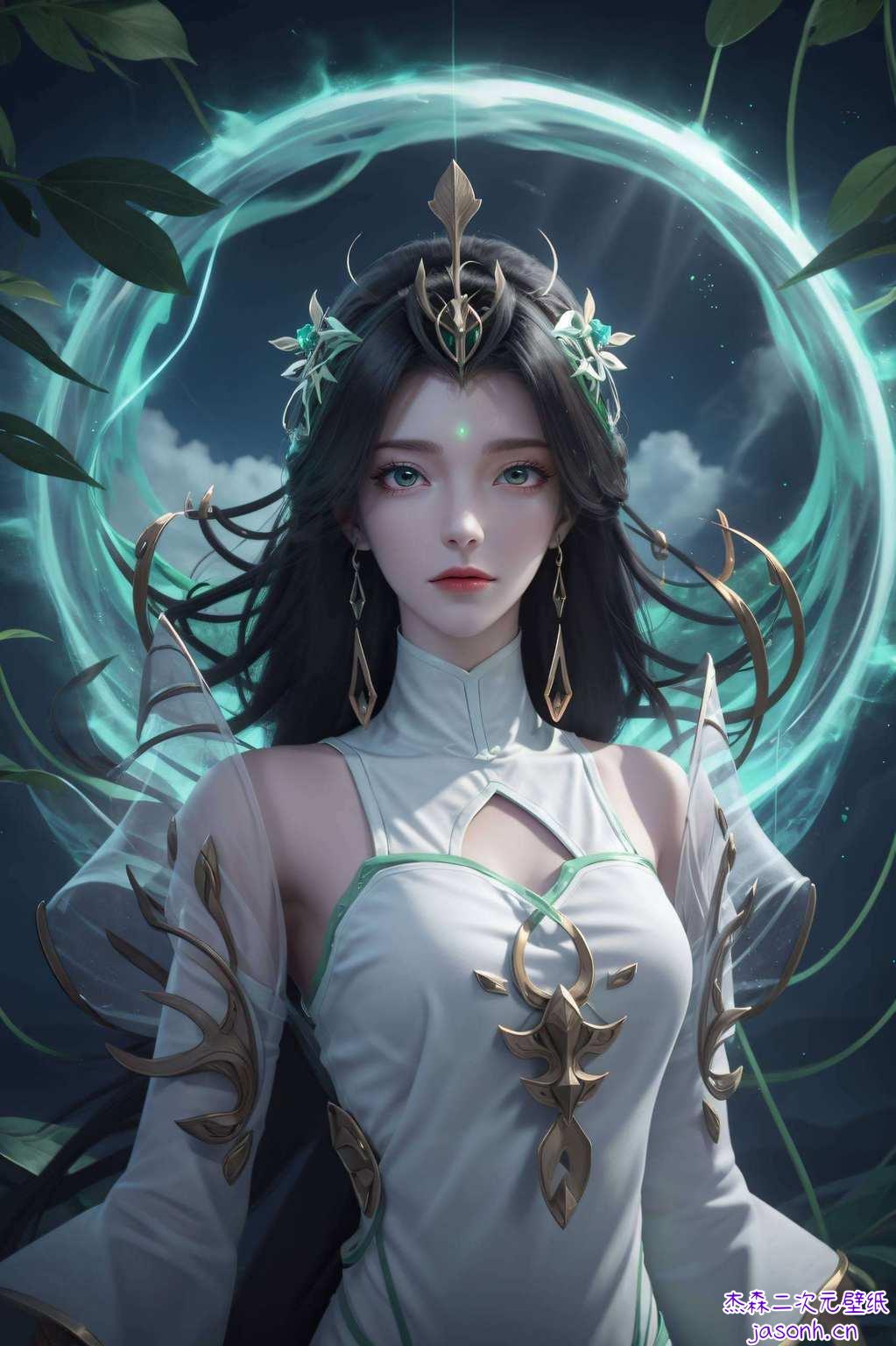 玄幻之境图中女子翩若惊鸿