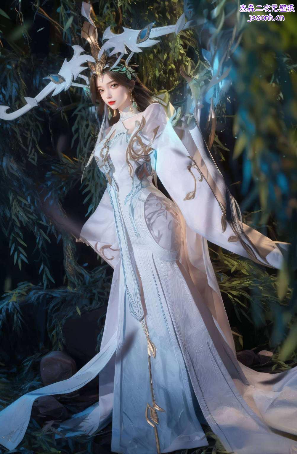 柳神来啦！这位国漫界的女神还能让那些古风游戏壁纸瞬间升级为完美世界！想象一下