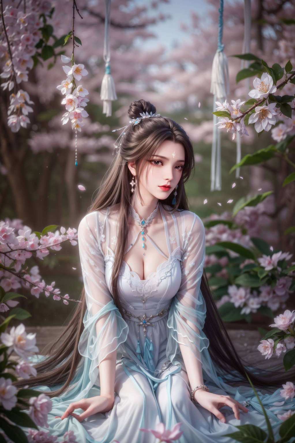 唯美苹果风国漫界的双璧美女