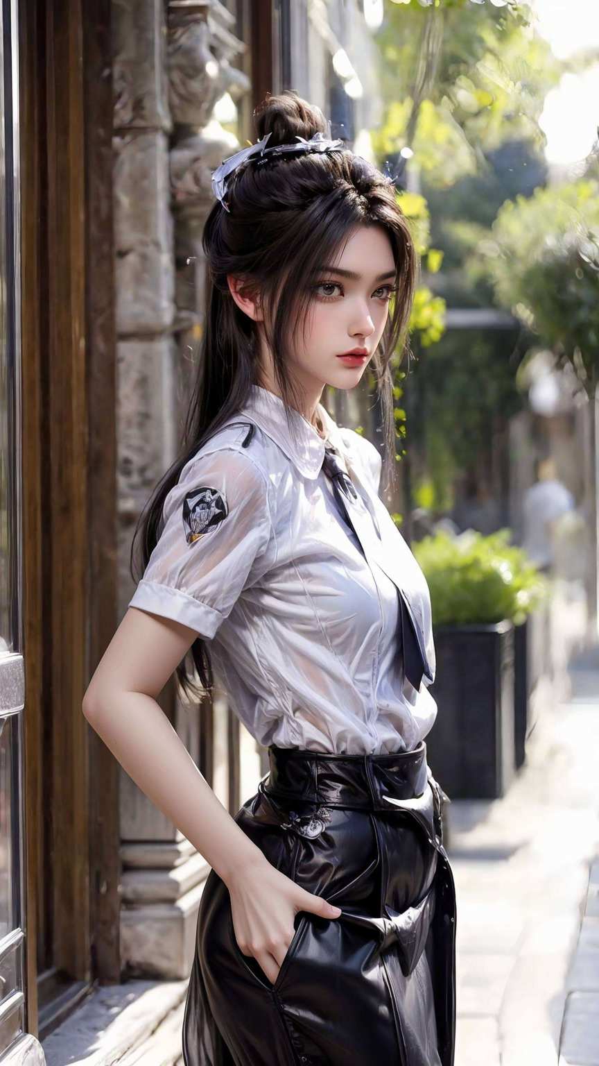 美不胜收其容颜秀美