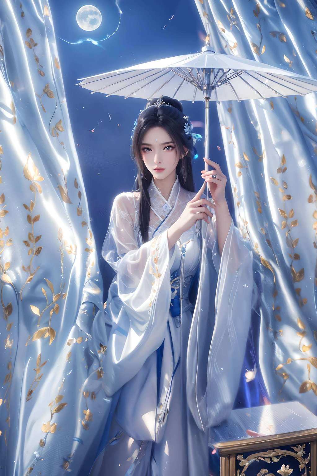 碧瑶姐姐那如梦如幻的壁纸这不仅仅是一幅壁纸
