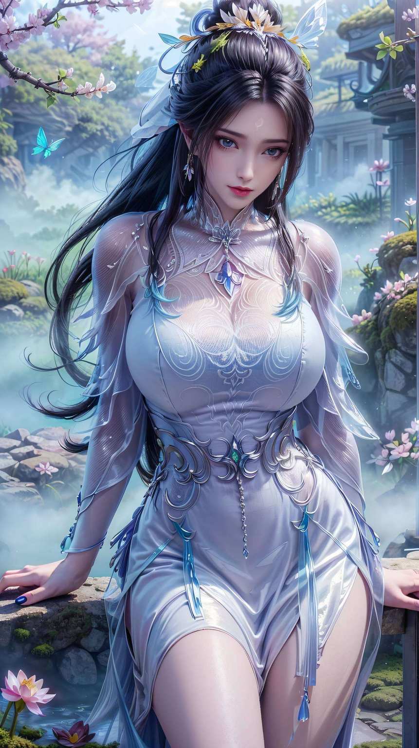 动漫之佳丽壁纸之中