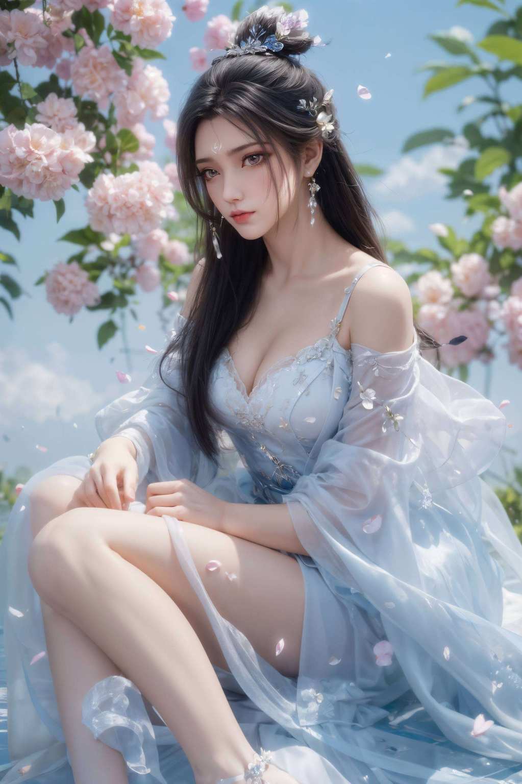 她的壁纸着一袭古装