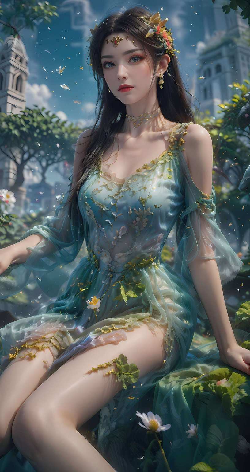 蛇女壁纸绘吞天蟒影绕；美杜莎凝视
