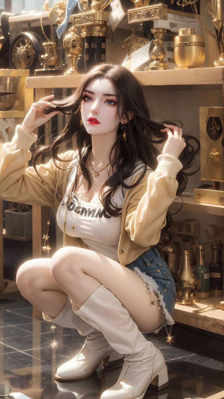 而旁边的彩鳞和七彩吞天蟒让人忍不住偷偷多看一眼