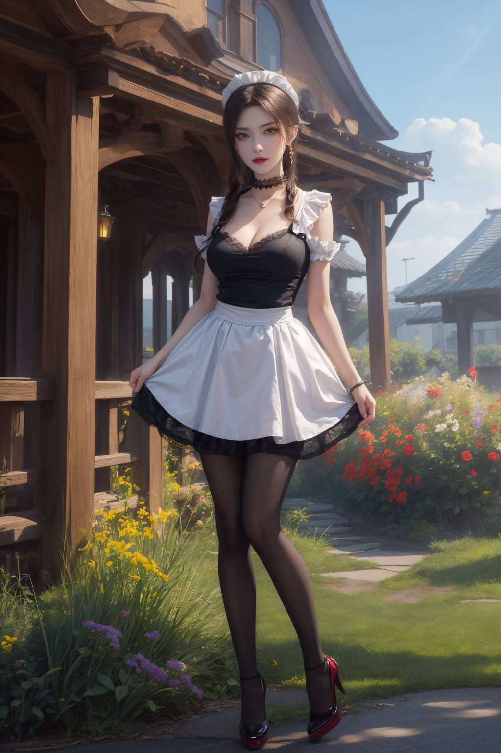 美杜莎之化身也彩鳞壁纸绘