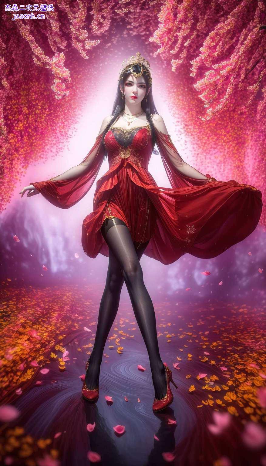 彩鳞舞动幻千般,斗宗美杜莎壁纸绘玄幻世界梦初圆