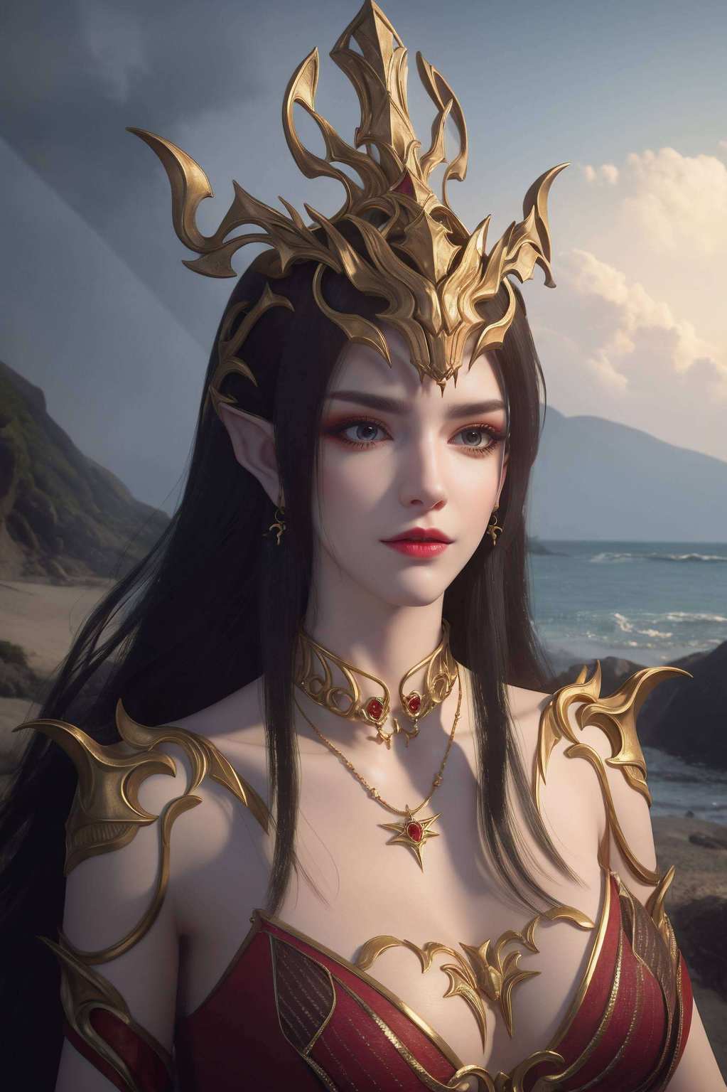 这位美杜莎妹妹可是眼神杀人各位看官