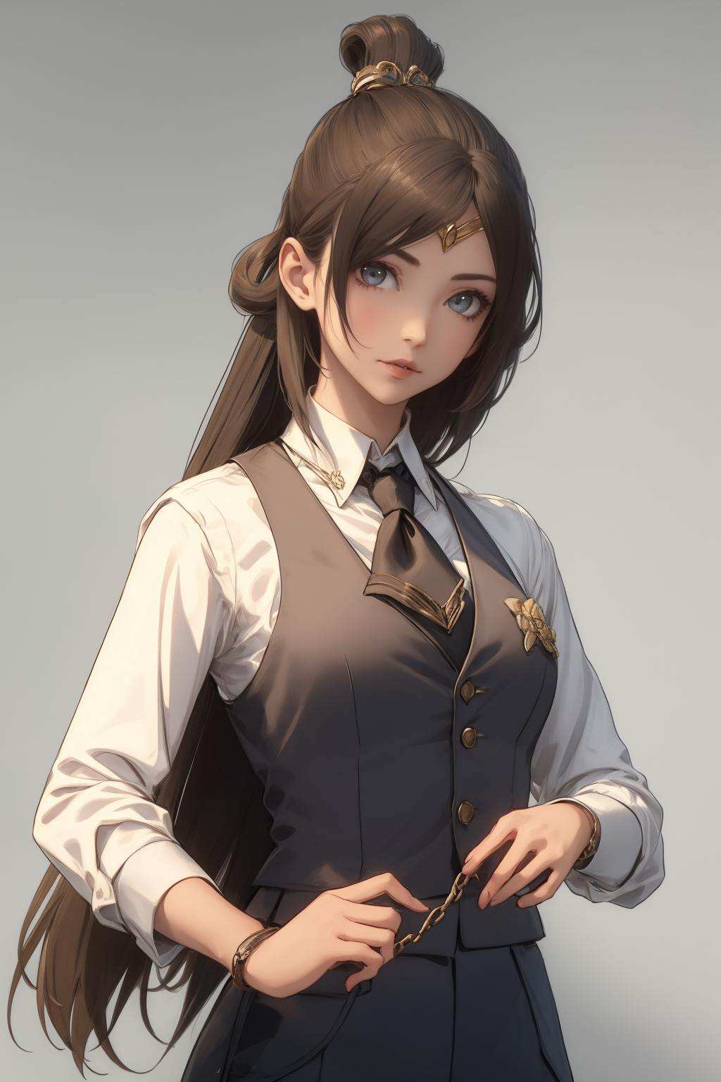 国漫美女的魅力不仅眼神犀利