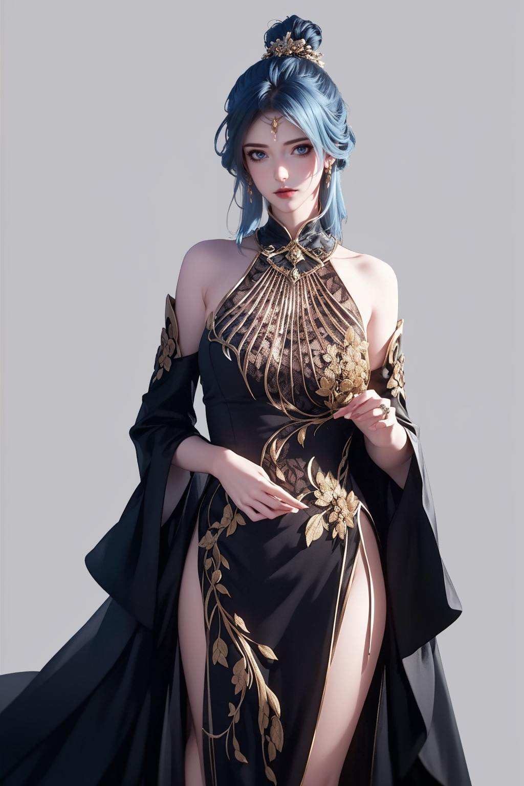 今儿给大家介绍一位画风独特、美貌非凡的国漫女神——星月魔女她那眼神儿一瞥