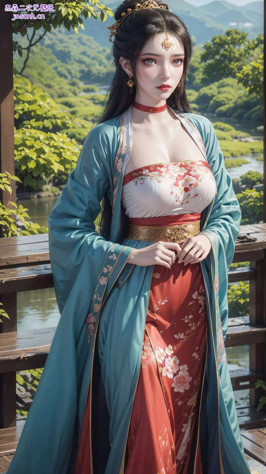 美女翩翩起舞墨云壁纸、仙逆壁纸、国漫壁纸