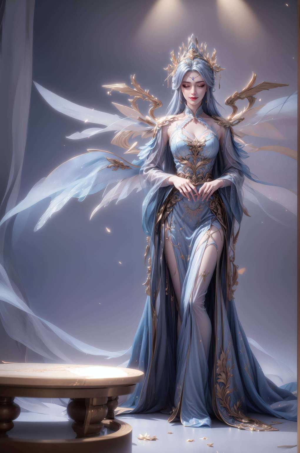 但又不失精致细腻呢？壁纸的主角嘛“国漫美女”