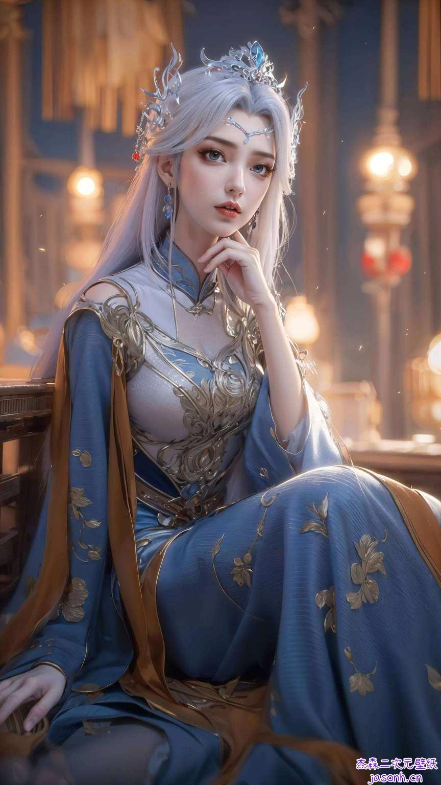 成为了无数粉丝心中的国漫女神她的眼神中藏着智慧