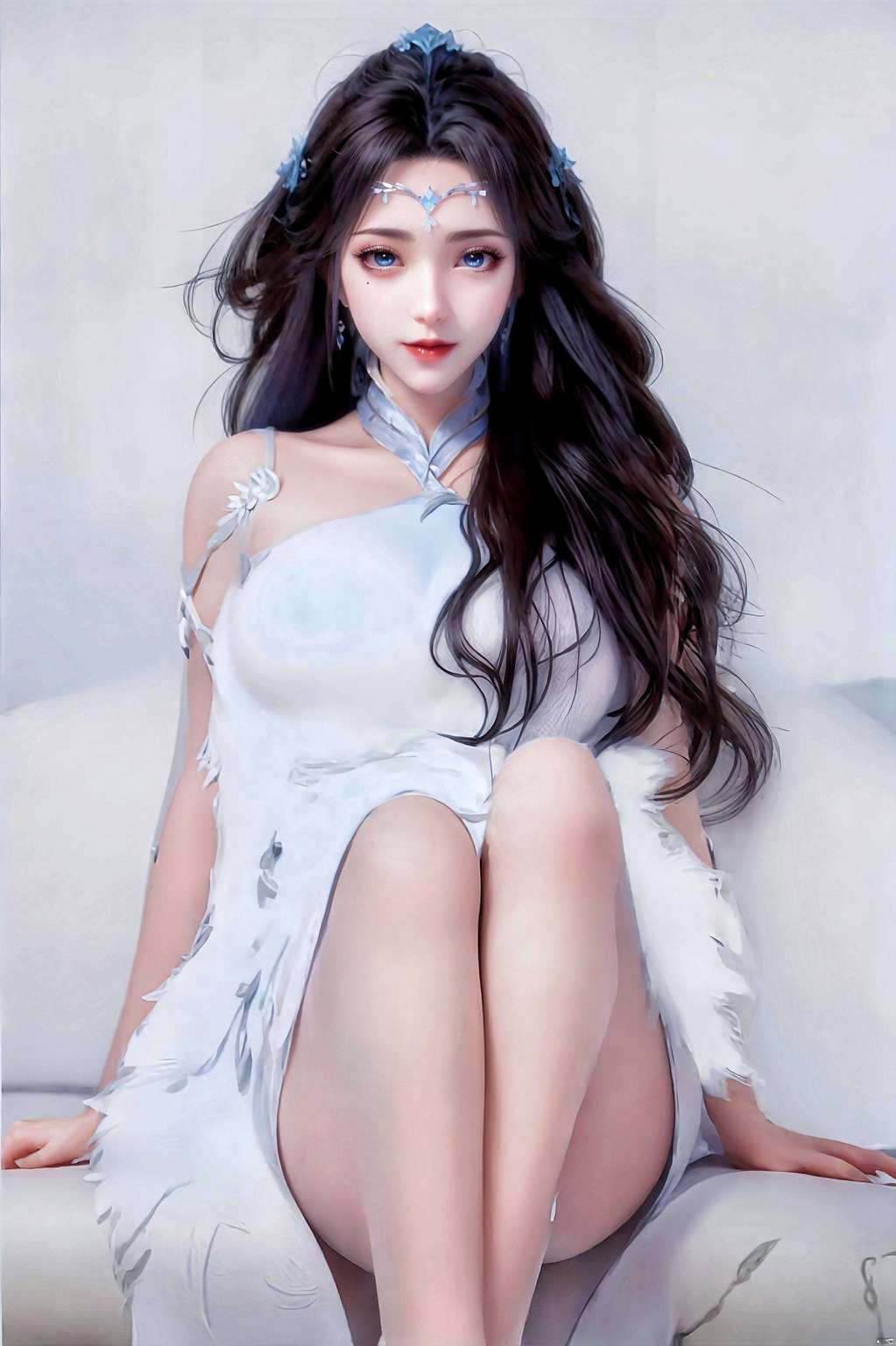宁雨蝶与溪幼琴两位国漫女神宛如蝴蝶般翩翩起舞