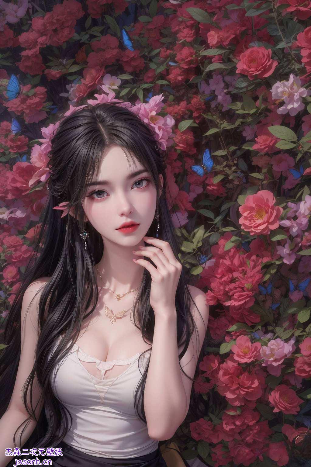 还成为了清漪壁纸的封面女郎她的美