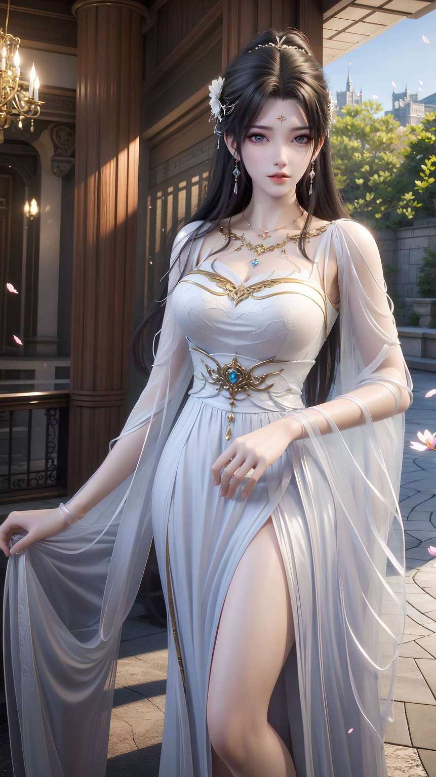 动漫女神翩翩舞动态壁纸生动现
