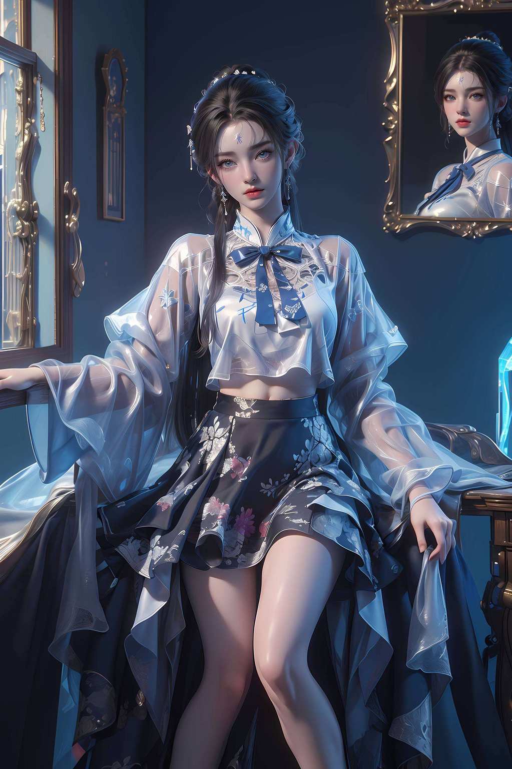 她是那完美世界中的一抹绝世风华如梦似幻