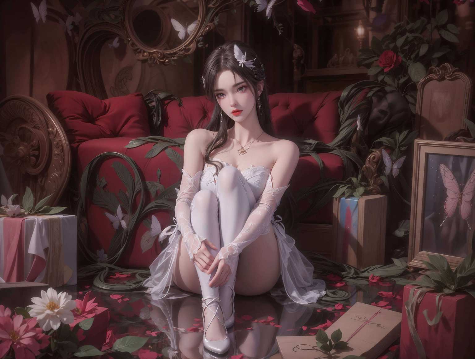她是那画卷中走出的国漫女神宛若清风拂过水面