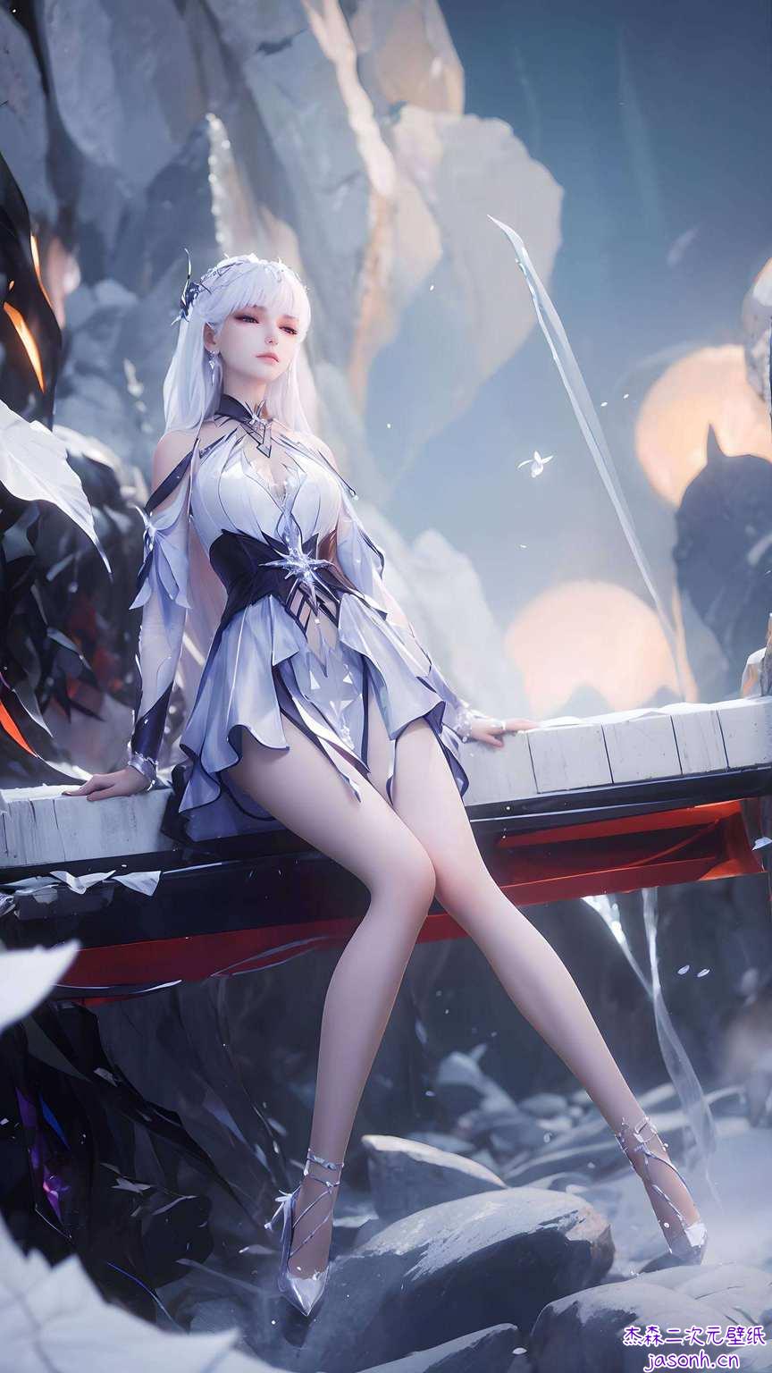 圣采儿那位出自国漫神作《神印王座》的绝世美女