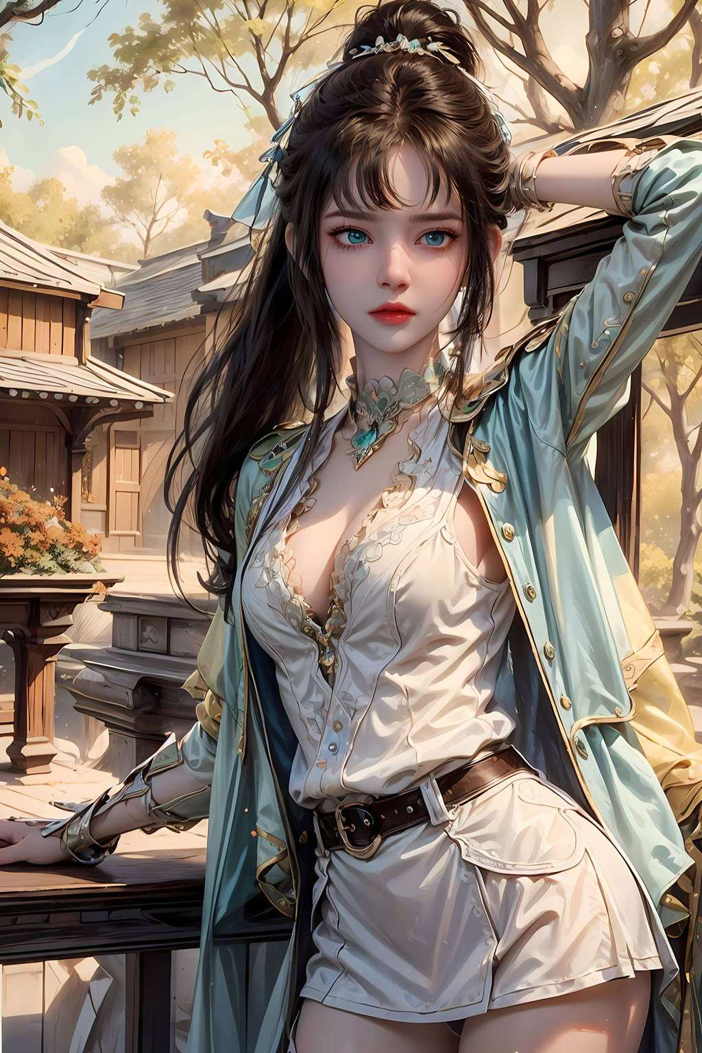 她的身影化作一幅幅壁纸
