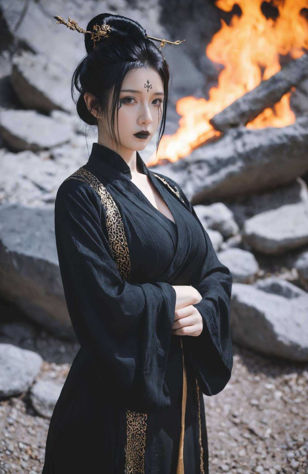 这画面绝对让你的ipad瞬间变身国漫迷的视觉盛宴！这可是由我们的国漫之光黑神话：悟空中的四妹壁纸打造而成
