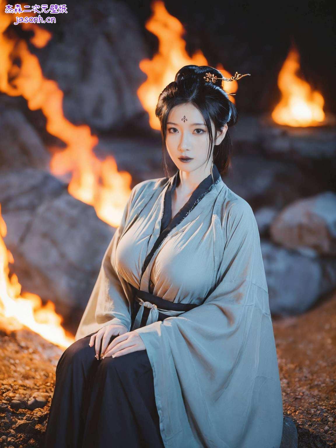 她是黑神话中的灵动精灵4K全屏？那是她魅力无边