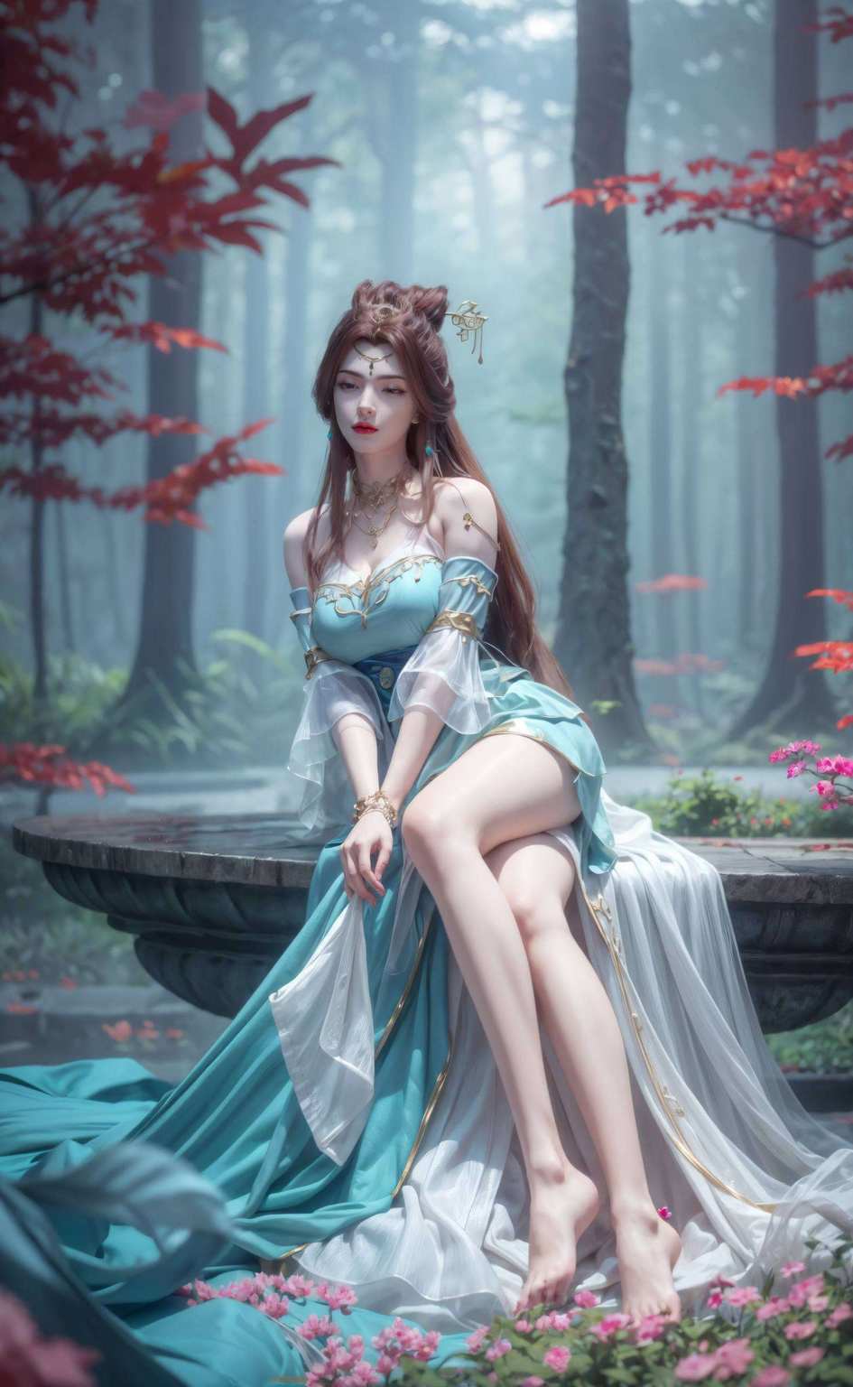 画卷映仙影苏灵韵翩翩舞