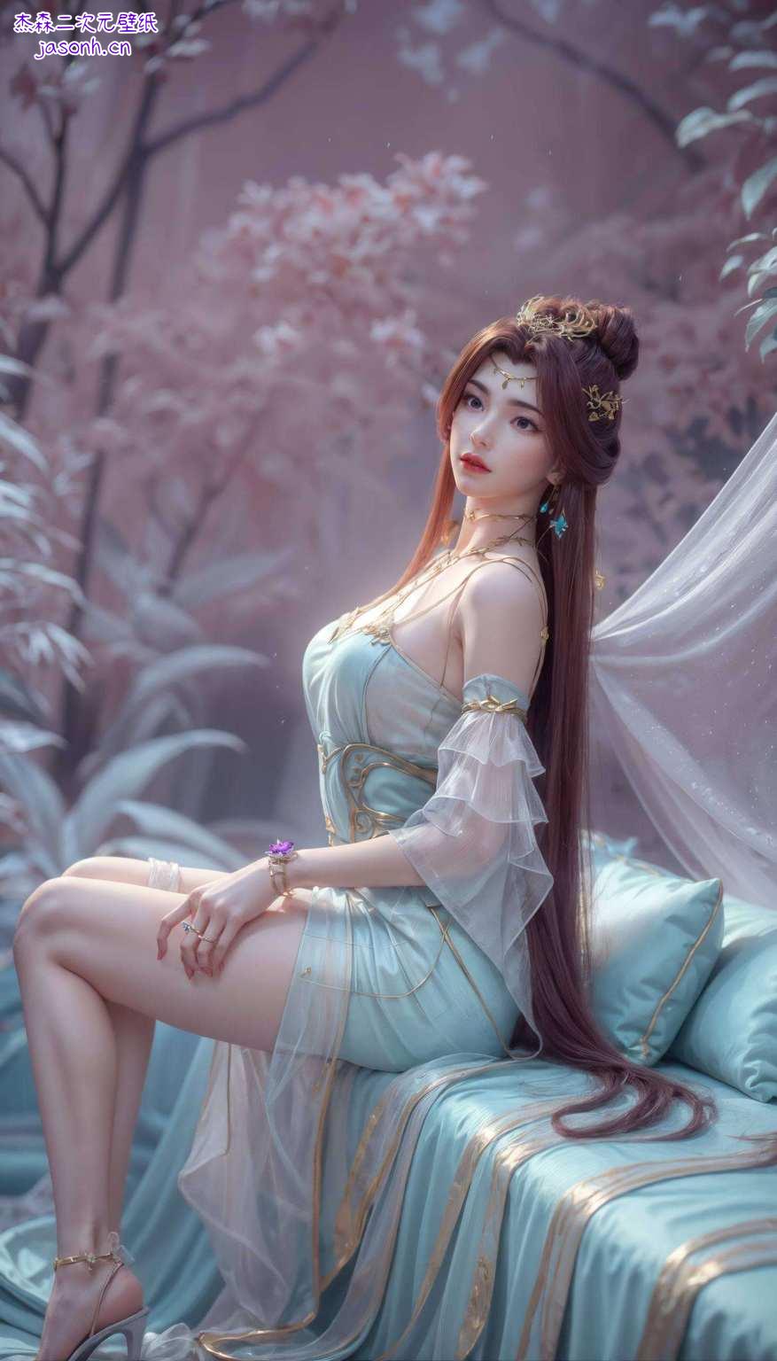 她的灵动舞姿都让人陶醉于那如梦如幻的玄幻之美